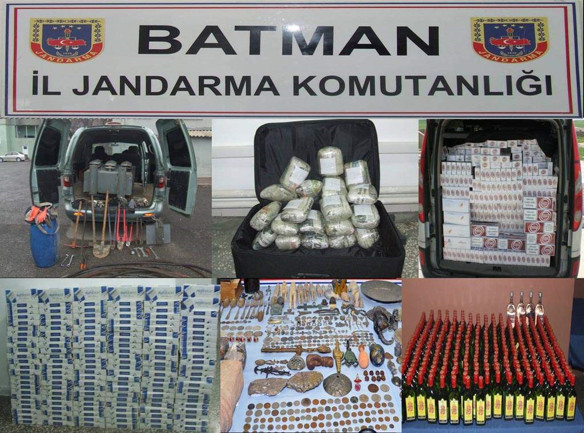 Jandarma 2011 Yılında 188 Kaçakçılık Olayını Ortaya Çıkardı