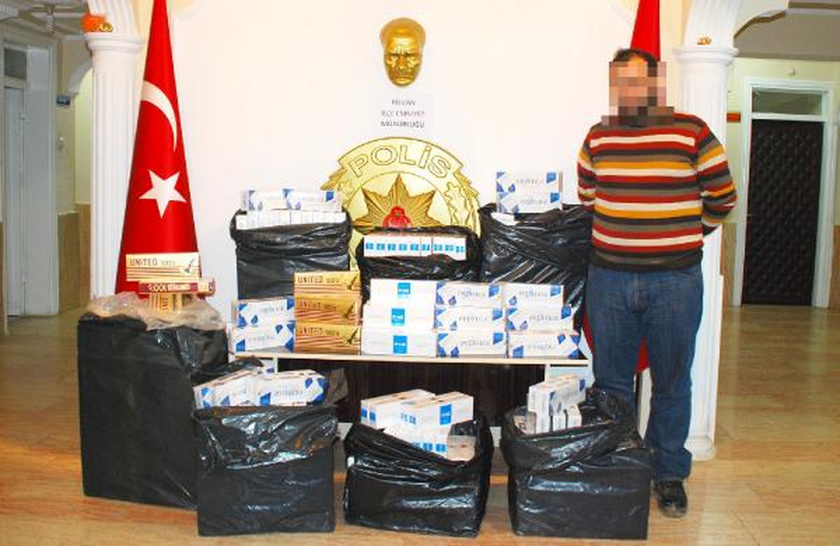 Kaçak Sigara Operasyonu; 1 Gözaltı