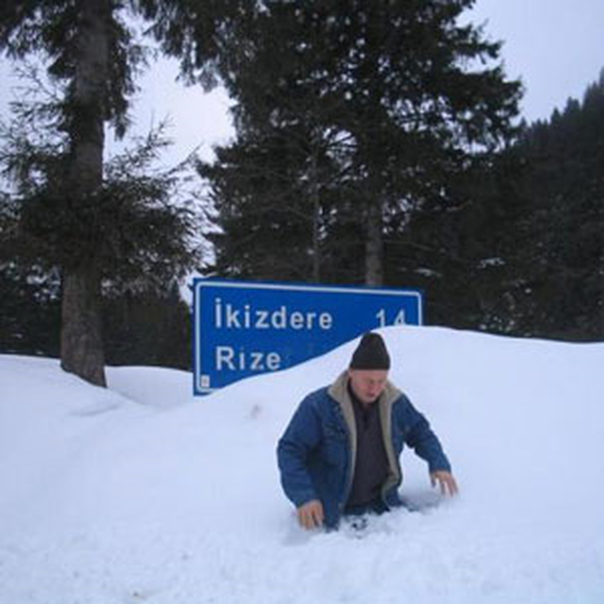 Rize\'de Eğitime Kar Engeli