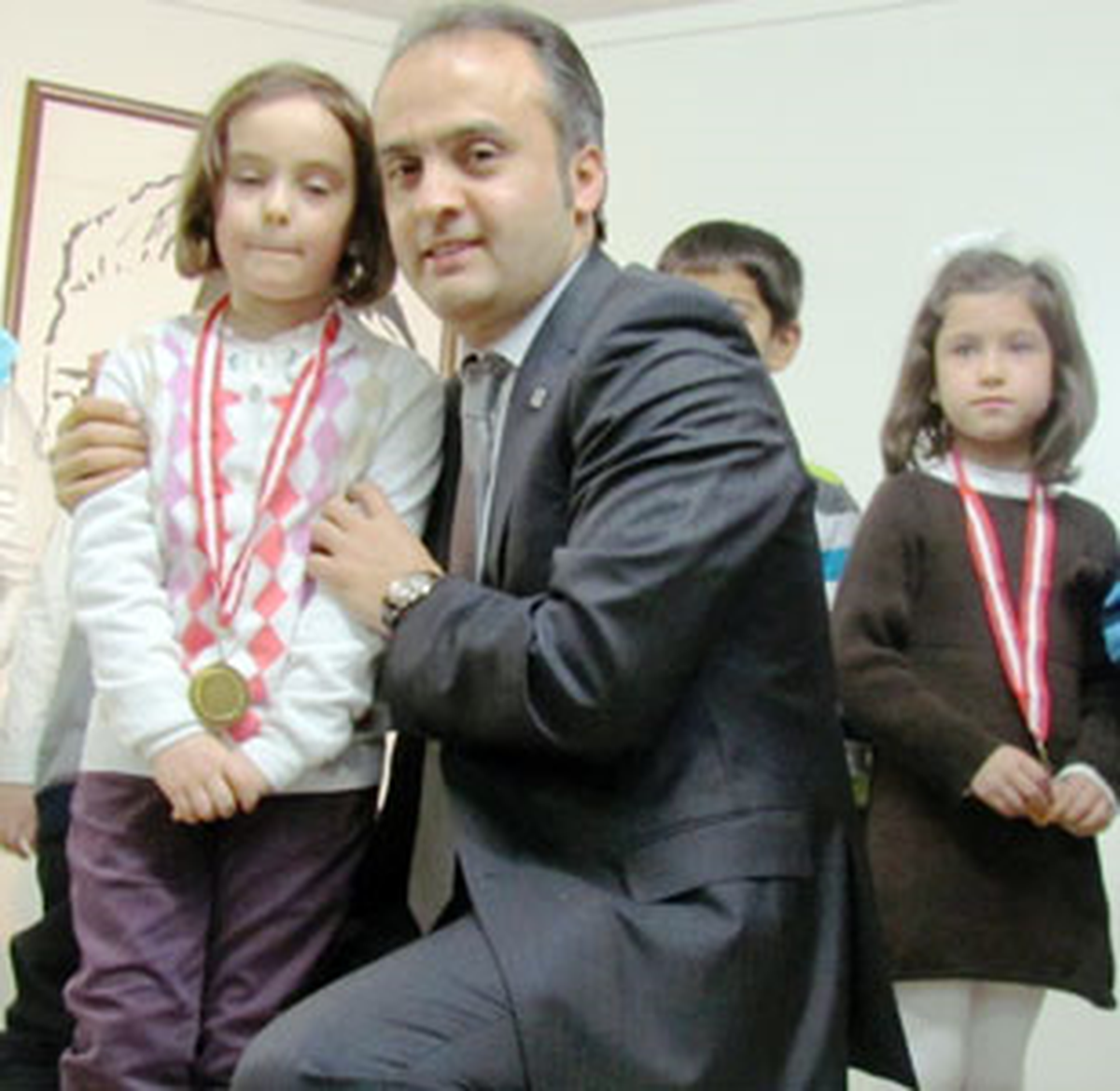 Şampiyonlar, Madalyalarını Başkandan Aldılar