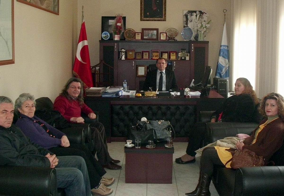 Yeni Yönetim Küçükköy Belediye Başkanı Mesut Ergin'i Ziyaret Ederek Çalışmalarına Başladı