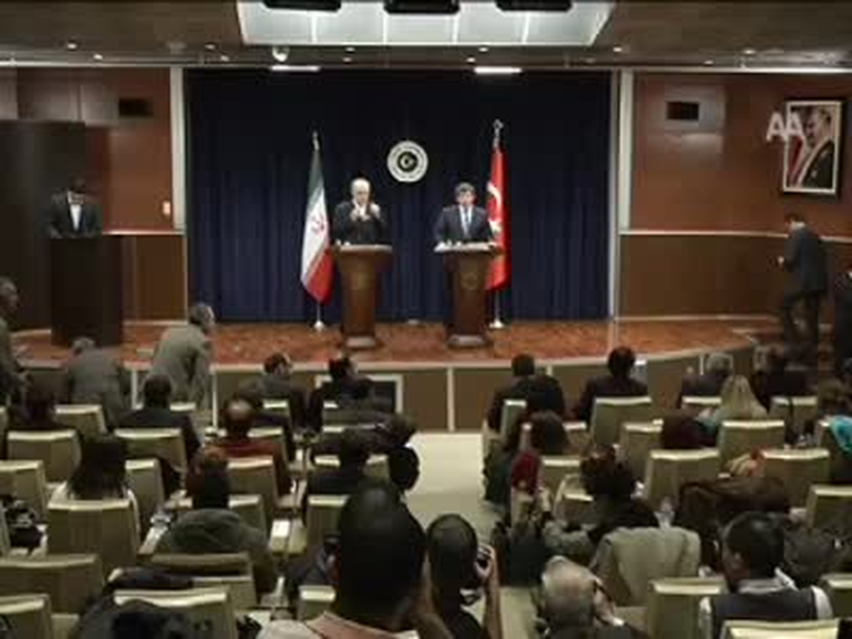 Davutoğlu - Salihi Basın Toplantısı