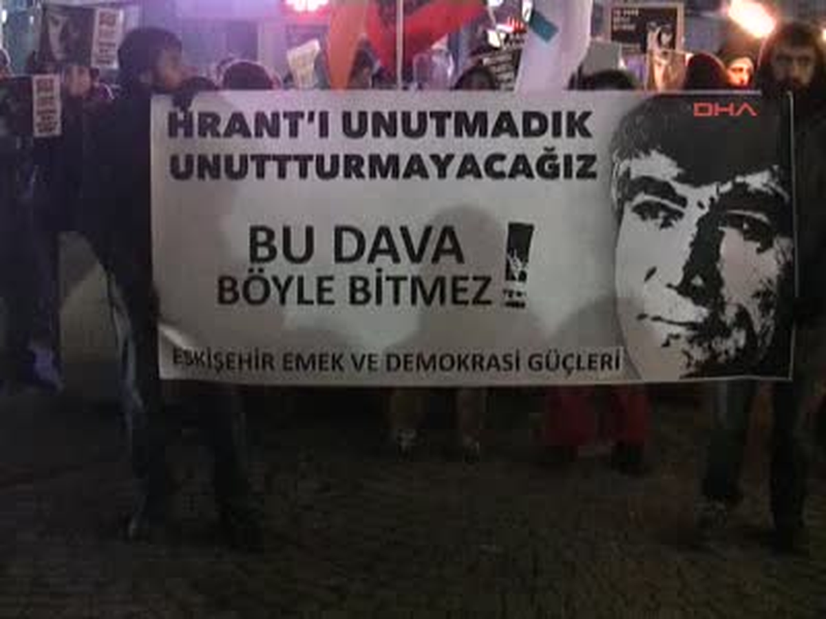 Eskişehir'de 500 Kişi Hrant İçin Yürüdü