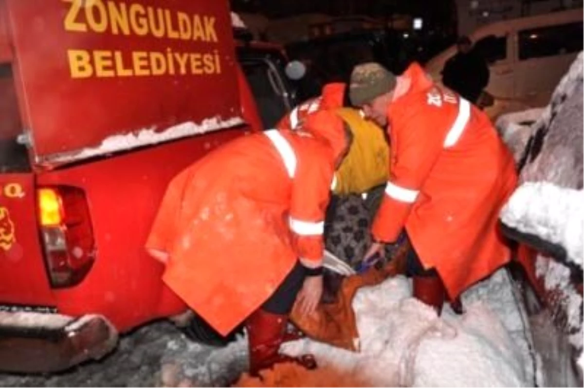 Zonguldak\'ta Pazar Yerinin Çatısı Çöktü
