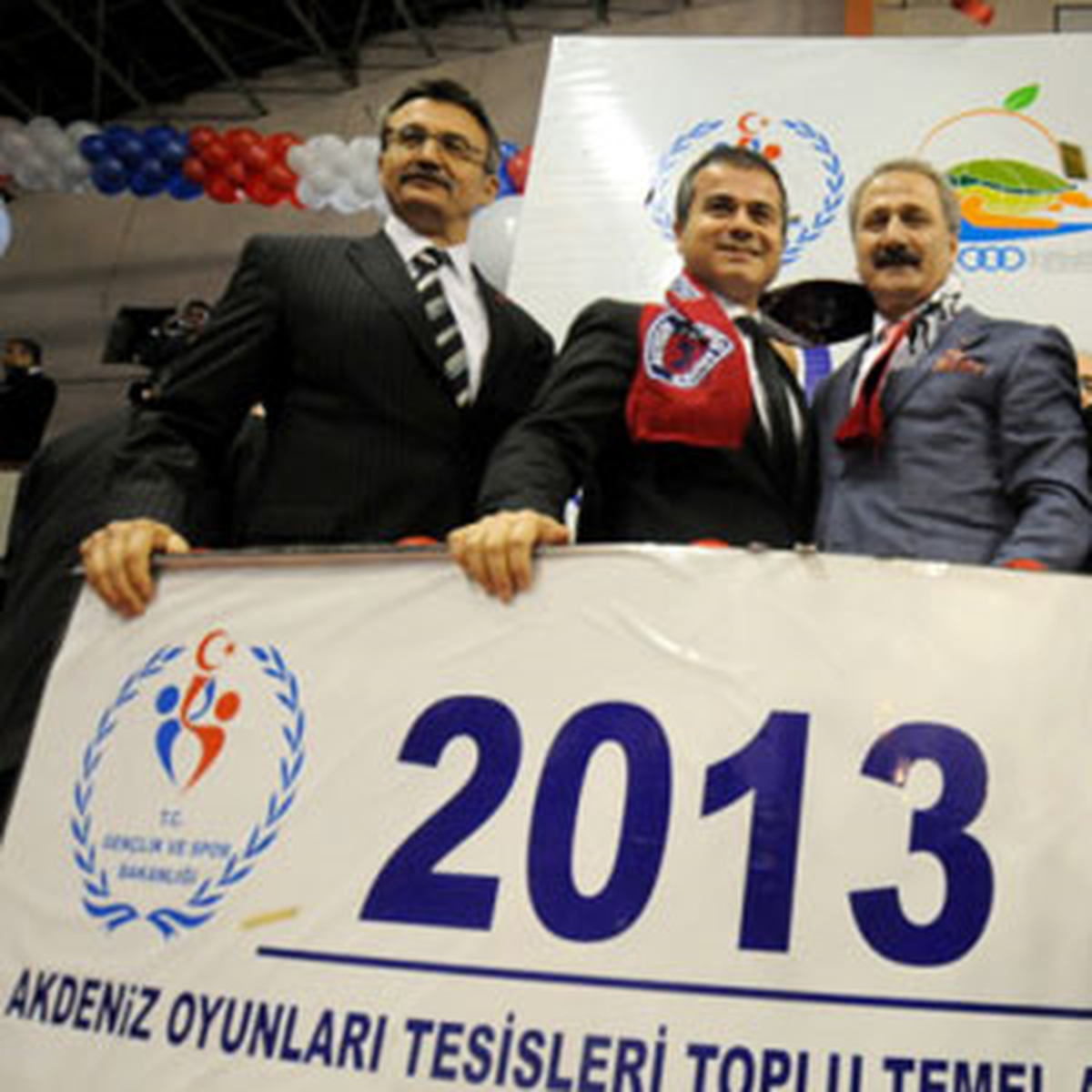 2013 Akdeniz Oyunları Tesislerinin Temel Atma Töreni Yapıldı