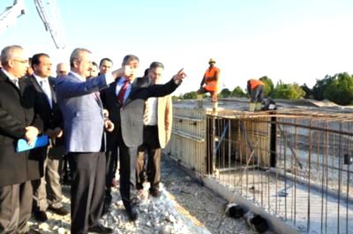 Bakan Çağlayan, Alt Yapı Çalışmalarını İnceledi