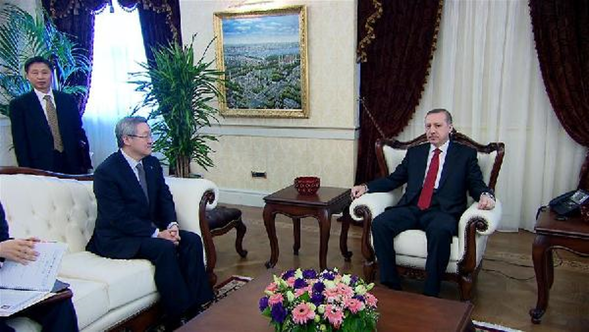 Başbakan Erdoğan Güney Kore Dışişleri ve Ticaret Bakanı\'yla Görüştü
