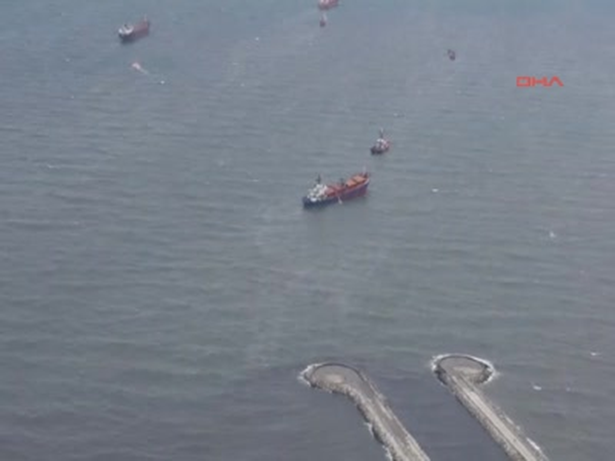 İstanbul Açıklarında Gemi Kazası