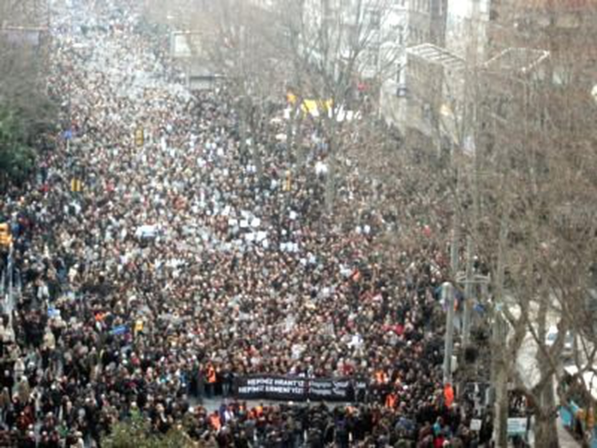 Hrant\'ın Arkadaşları, Ölümünün 5\'inci Yıl Dönümünde Taksim\'de Yürüdü
