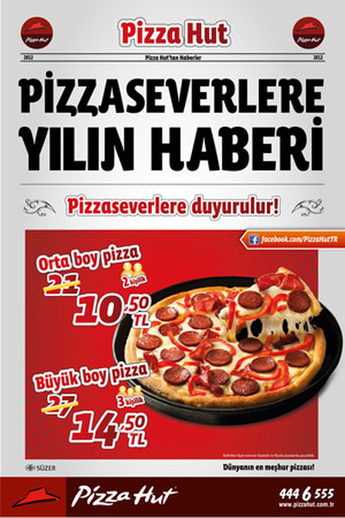 Pizza Severlere Yılın Haberi!