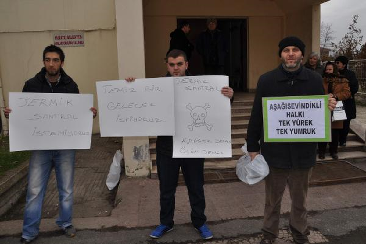 Tekirdağ\'da Termik Santral Protestosu