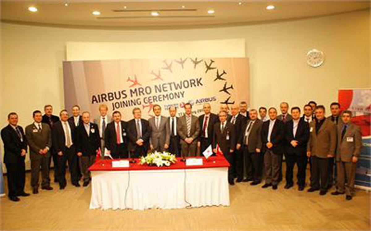 Airbus MRO Ağı'na Katılım Töreni