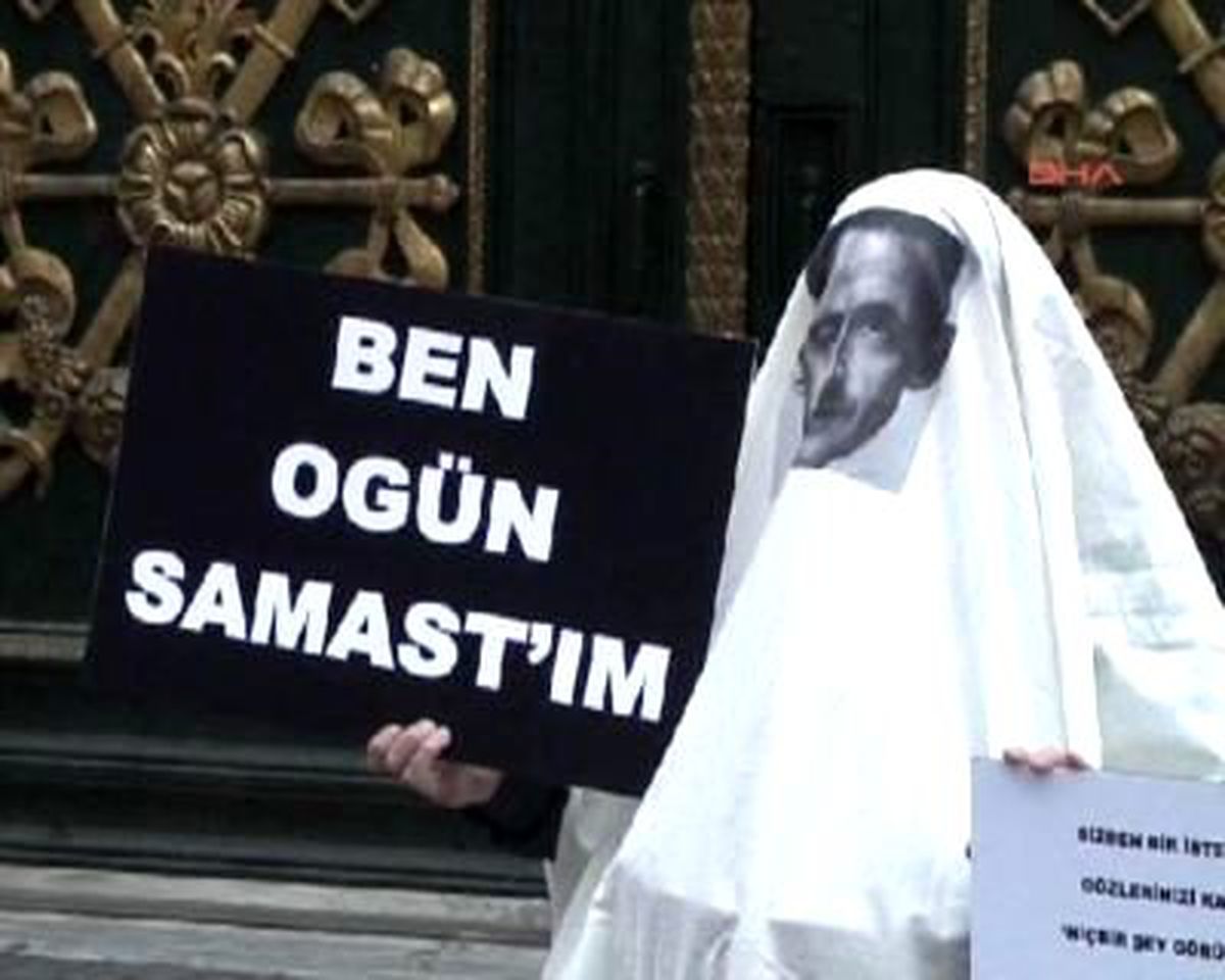 Beyoğlu'nda 'Ben Ogün Samast'ım' Alarmı