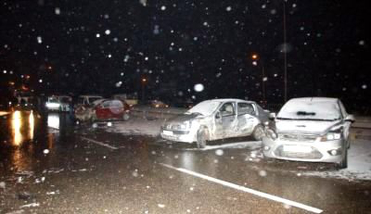 Gaziantep\'de 6 Araçlı Zincirleme Kaza