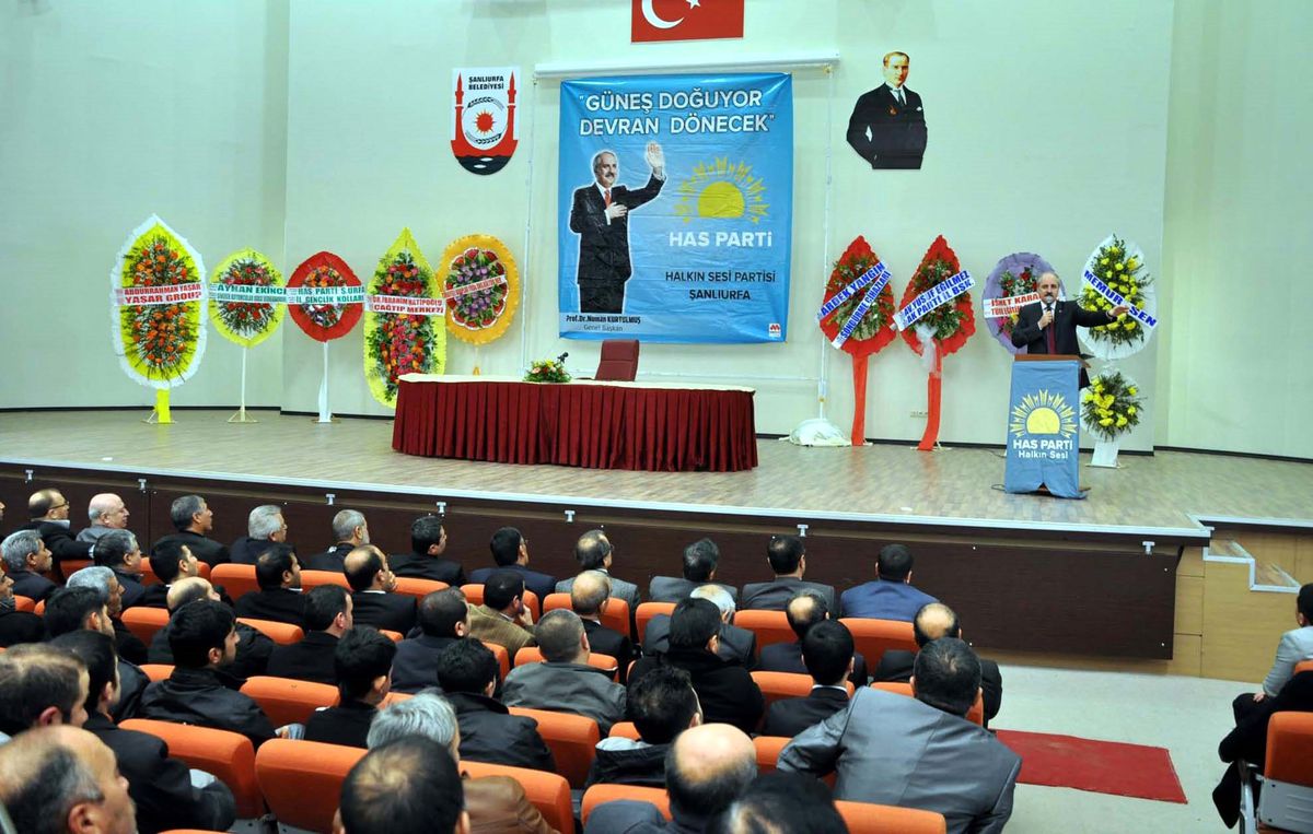 Has Parti Genel Başkanı Kurtulmuş, Şanlıurfa'da