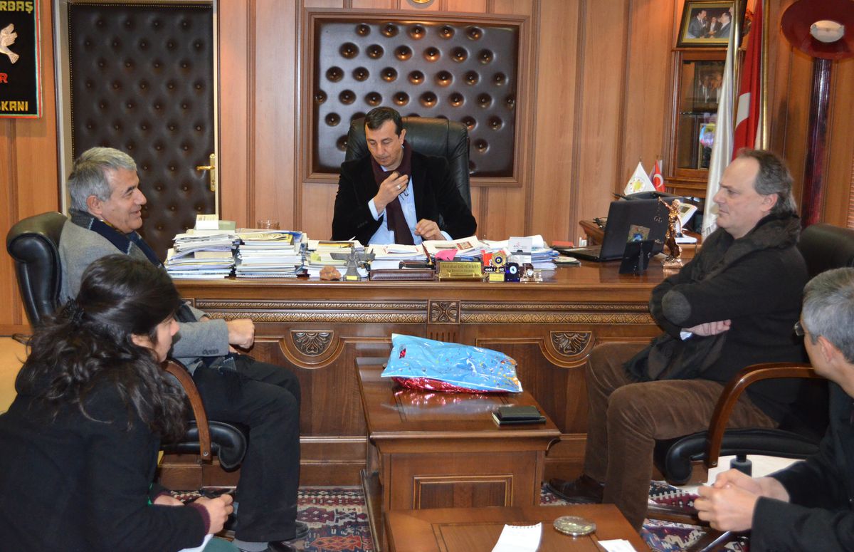 İtalya Belediyeler Birliği Başkanı Demirbaş'ı Ziyaret Etti