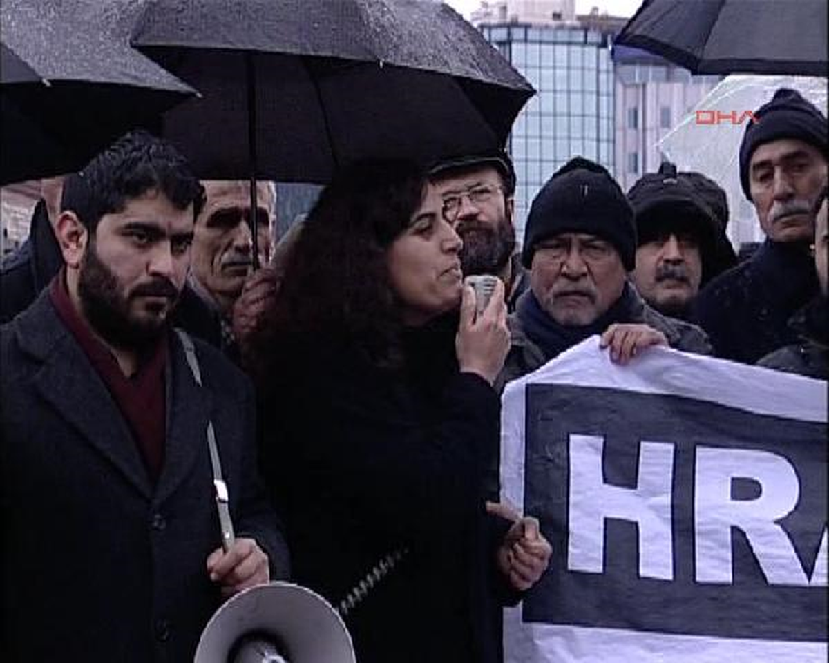 Taksim'de Hrant Dink Eylemi
