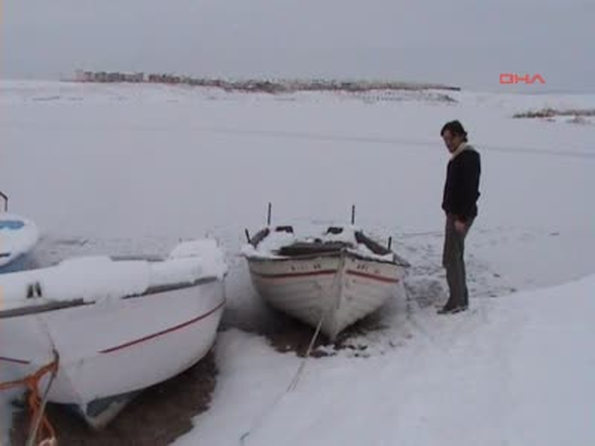 Yozgat\'ta Gölet ve Dereler Dondu