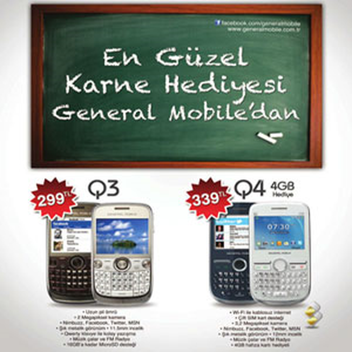 En Güzel Karne Hediyeleri General Mobil ile Geliyor