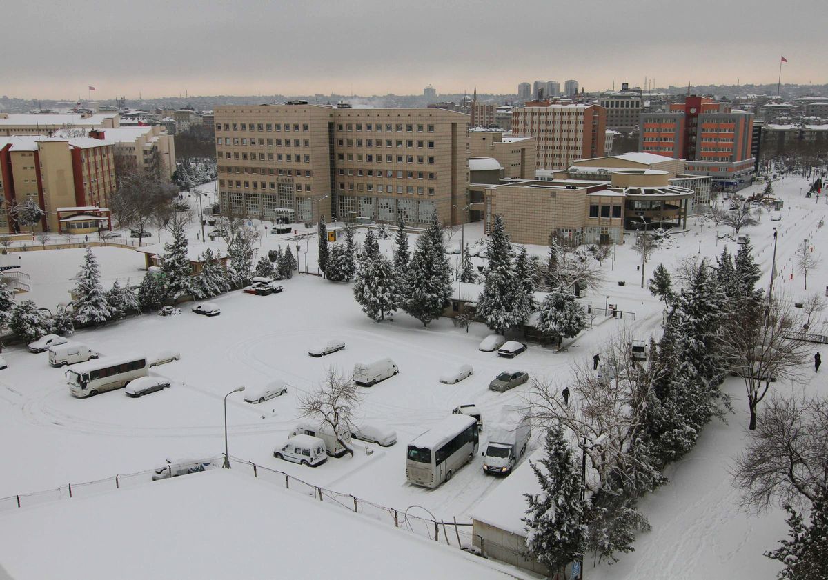 Gaziantep'te Kar ile Mücadele Çalışmaları