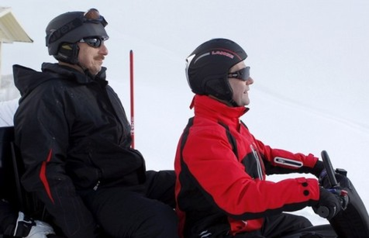 Aliyev ve Medvedev Kayak Yaptı