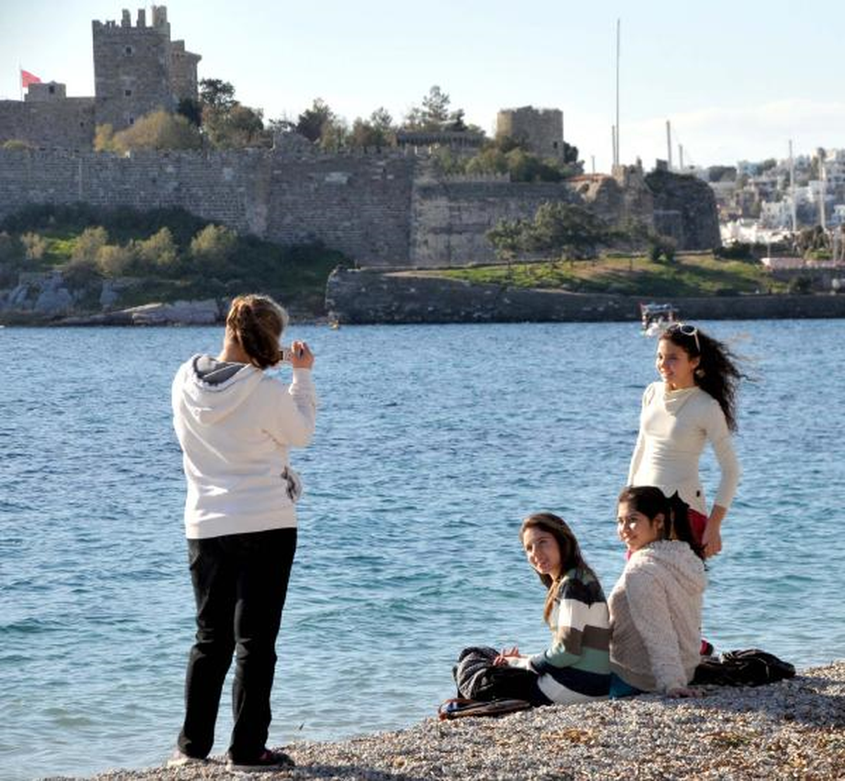 Bodrum\'da Kış Ortasında Bahar Havası