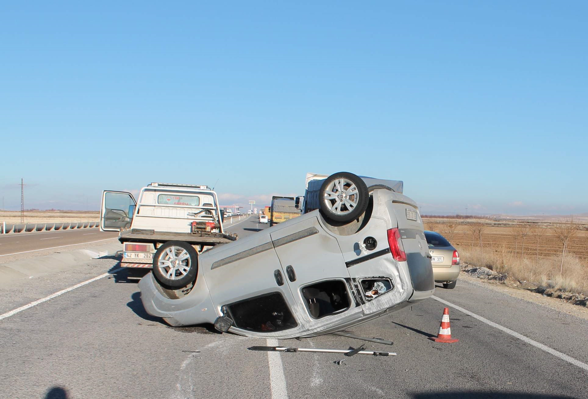 Ereğli\'de Trafik Kazası: 2 Yaralı