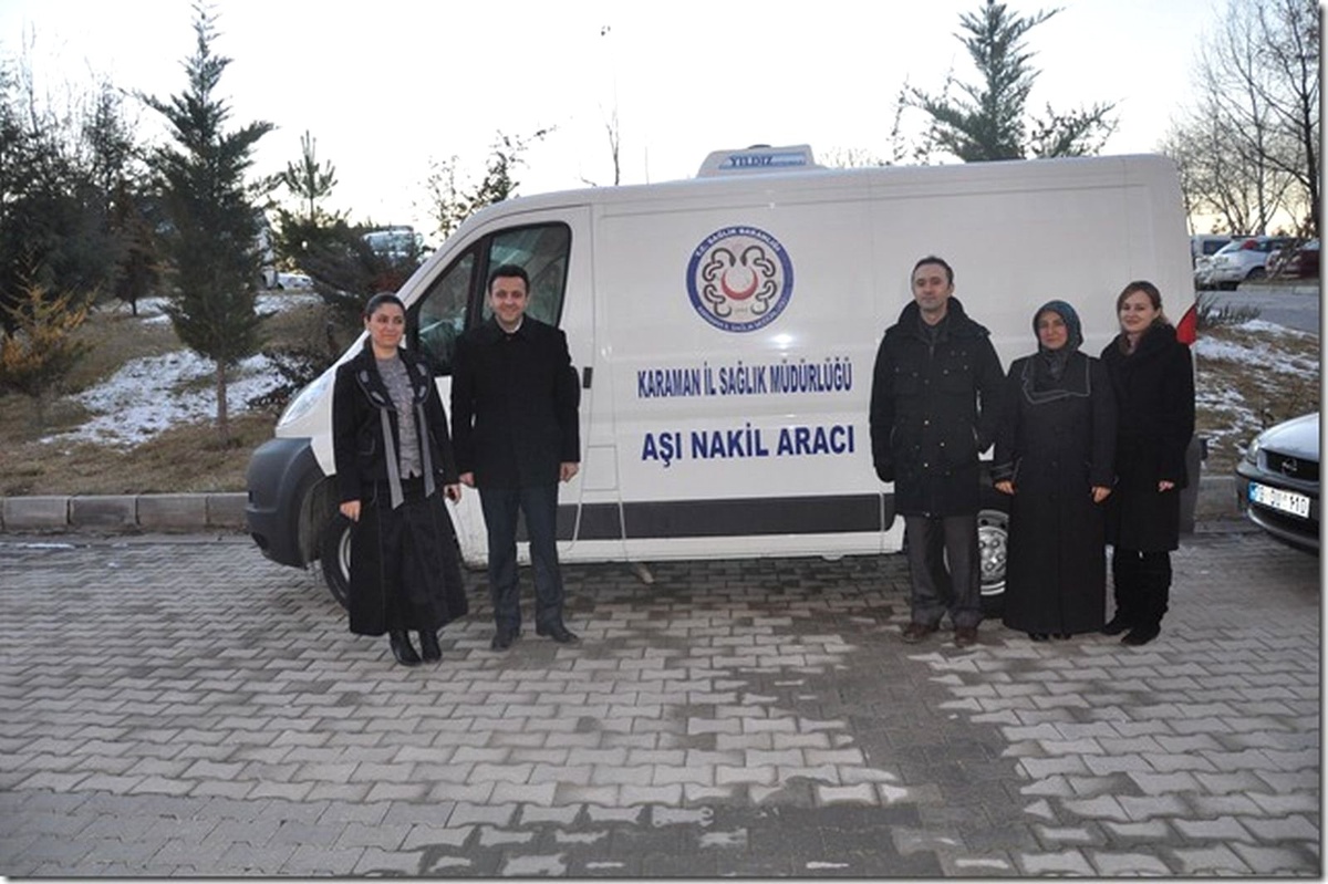 Karaman İl Sağlık Müdürlüğü\'ne Yeni Aşı Nakil Aracı