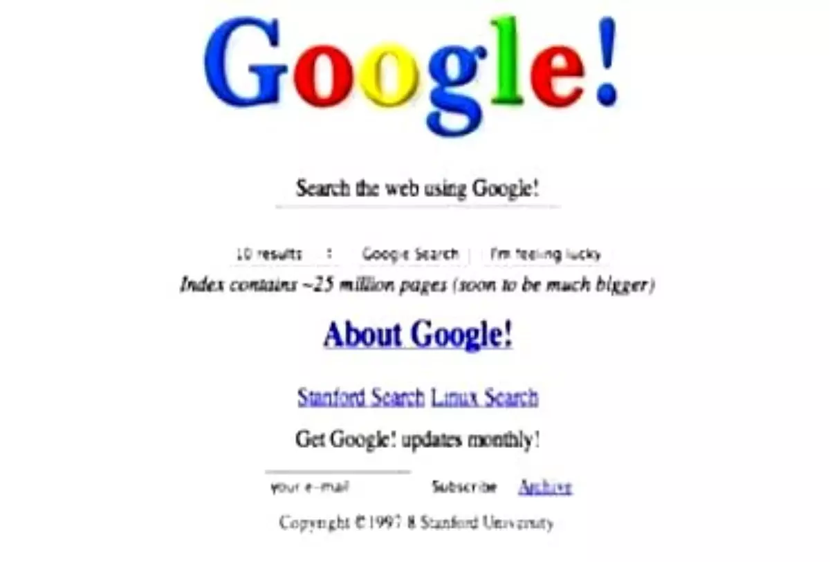 Web Sitelerinin Eski ve Bugünkü Halleri!