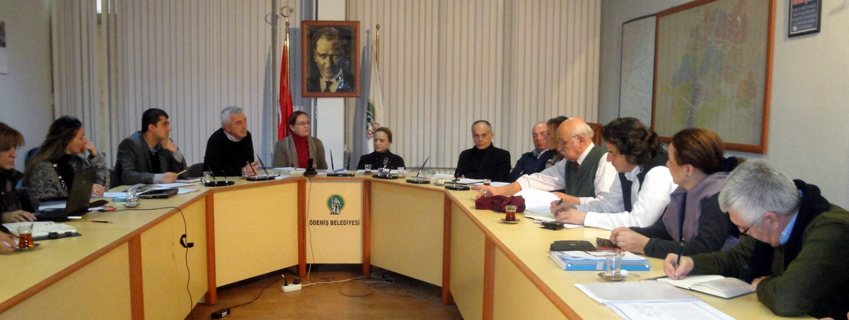 Kent Meydanı Ulusal Proje Yarışmasının Danışma Kurulu ve Jüri Üyeleri Ödemiş\'te