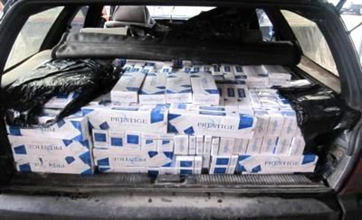 Trabzon\'da 5 Bin 860 Paket Kaçak Sigara Ele Geçirildi
