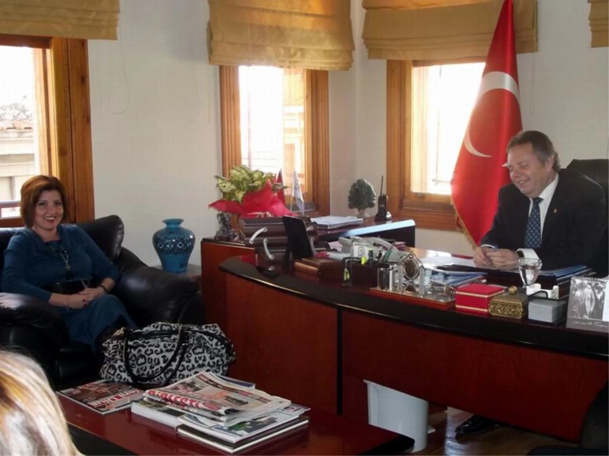 CHP Kadın Kollarından Başkan Türközen ve Kaymakam Nalbant\'a Ziyaret