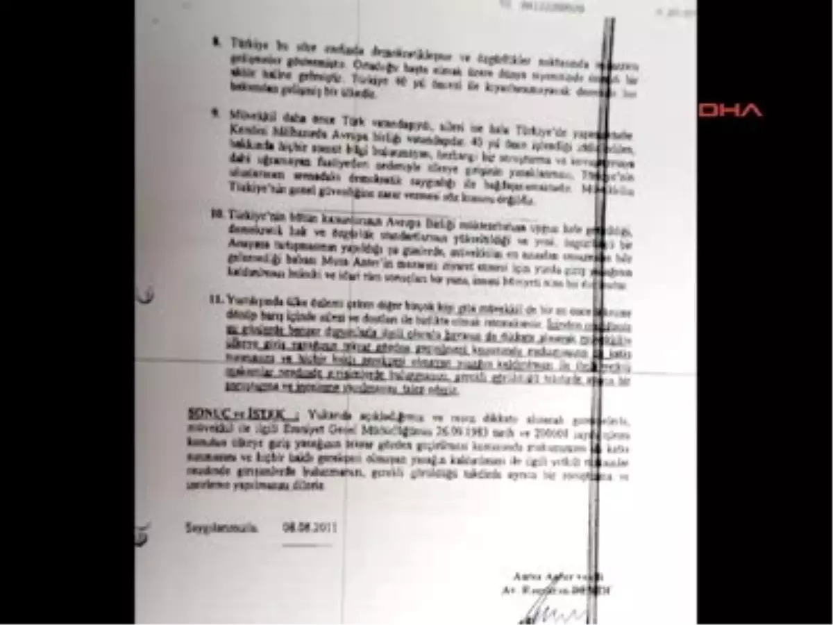 İşte Anter Anter\'in 21 Yıllık Hasretine Son Veren İzin Yazısı