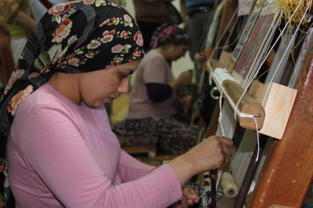 Kapadokya'da Halıcılığa Özel Sektör Desteği
