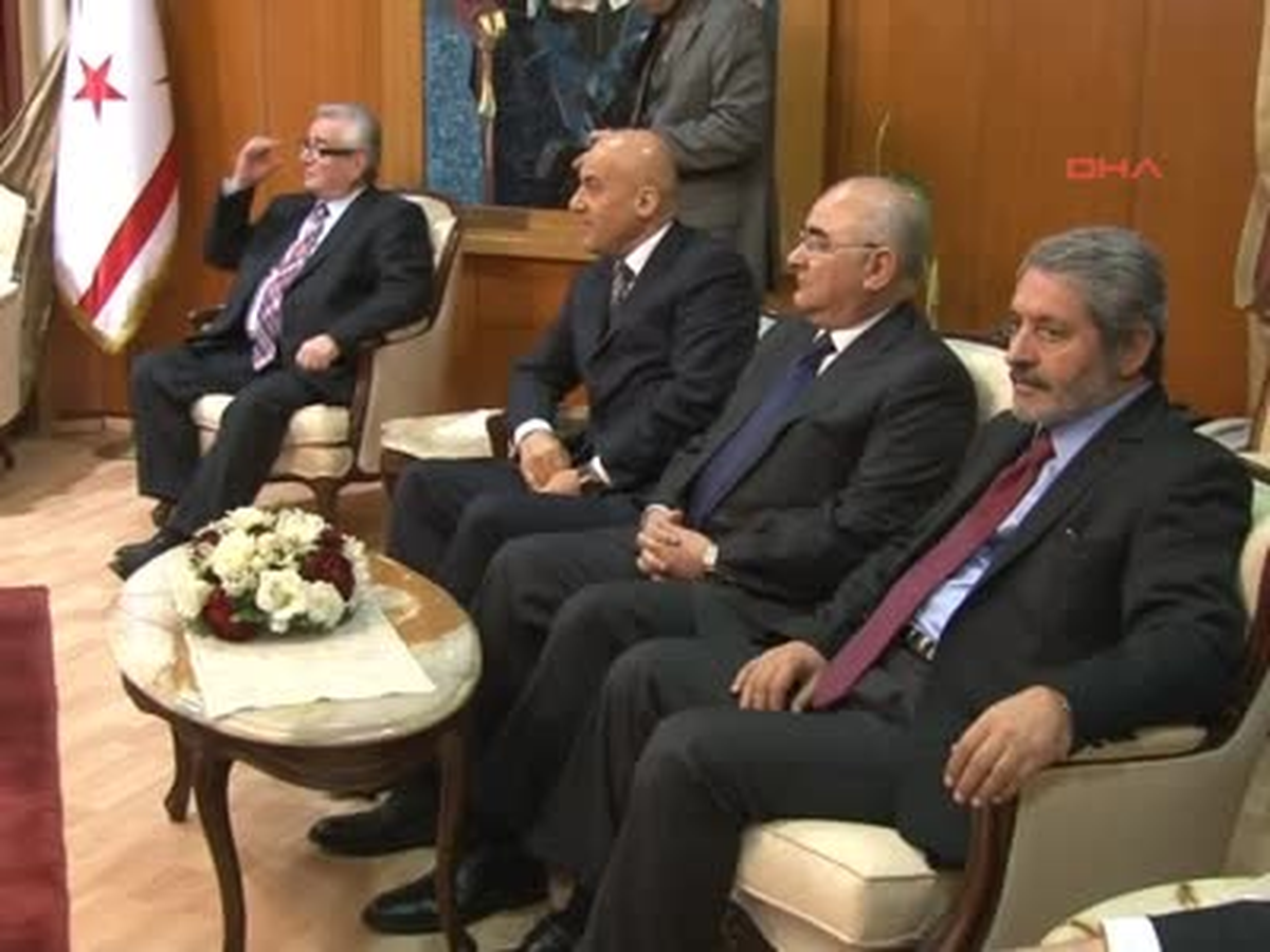 KKTC Başbakanı Küçük, Şişli Belediye Başkanı Sarıgül'ü Kabul Etti