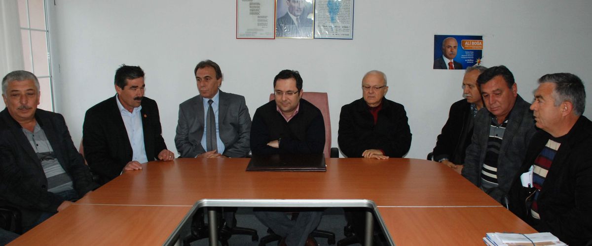 Milaslı Muhtarlardan AK Parti\'ye Ziyaret
