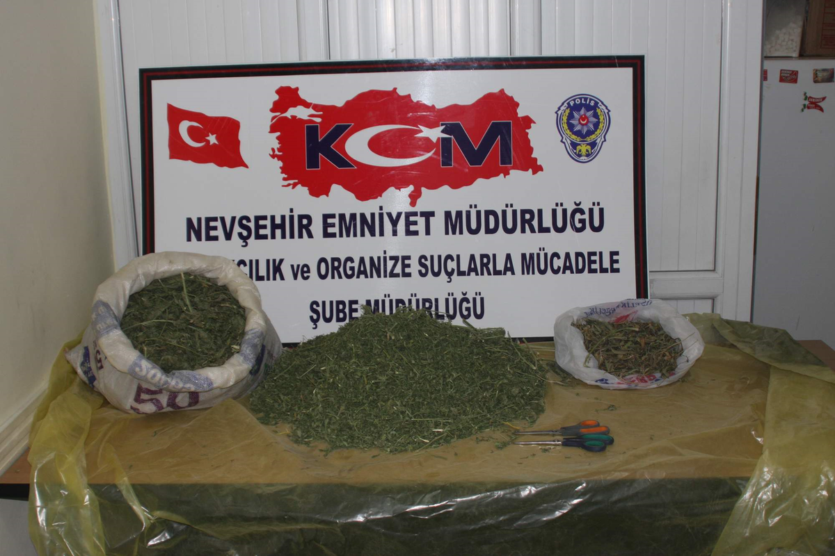 Nevşehir\'de 6,5 Kg Esrar Ele Geçirildi
