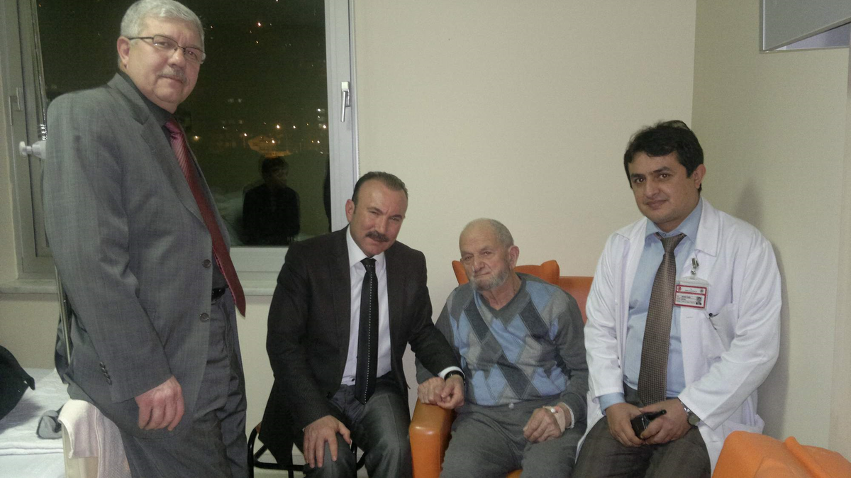 Nevzat Doğan\'dan, Karaosmanoğlu\'nun Babasına Geçmiş Olsun Ziyareti