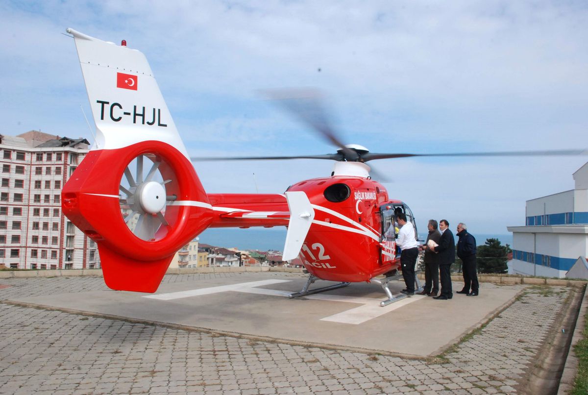 Ordu\'da Helikopter Ambulans 29 Kez Havalandı