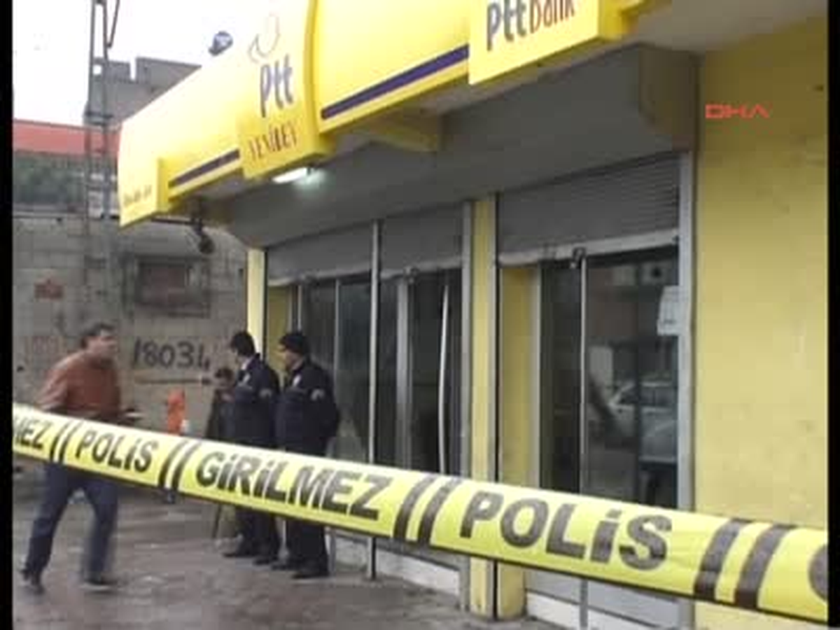 Adana\'da PTT Şubesi Soyuldu