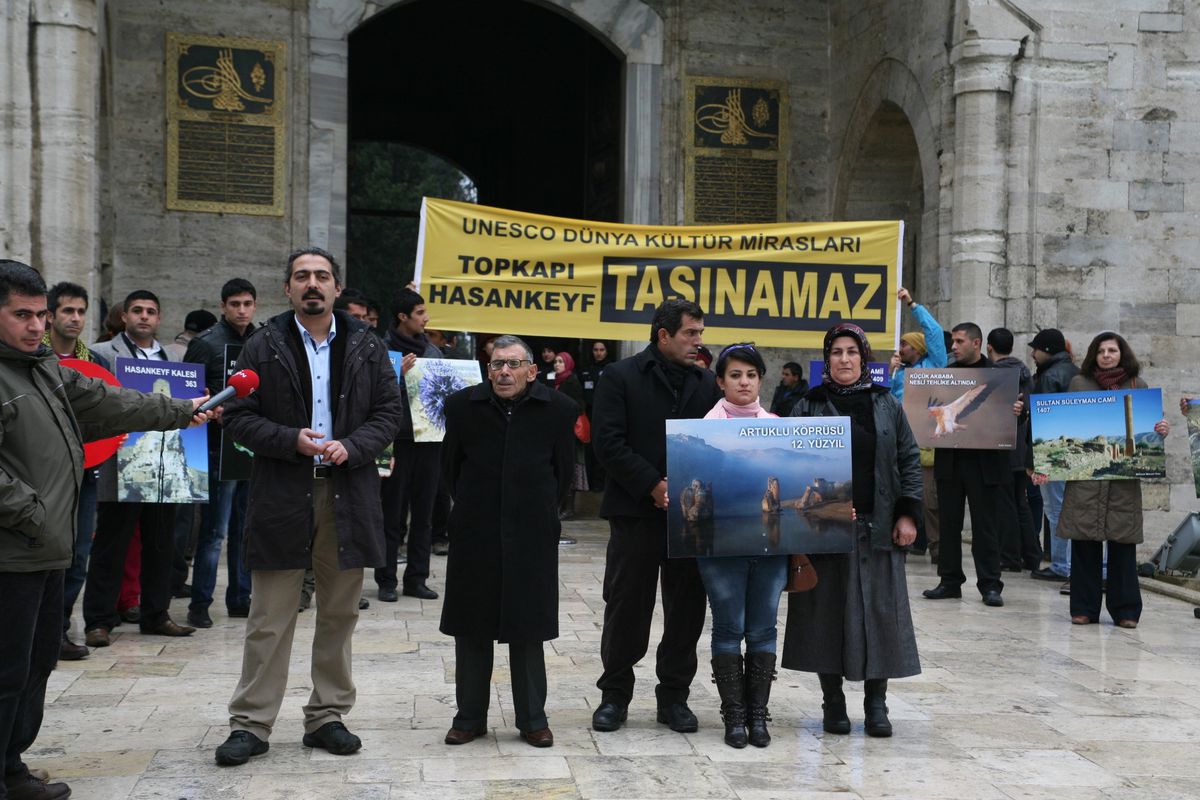 Dünya Kültür Mirası Hasankeyf İçin Topkapı Sarayında Eylem