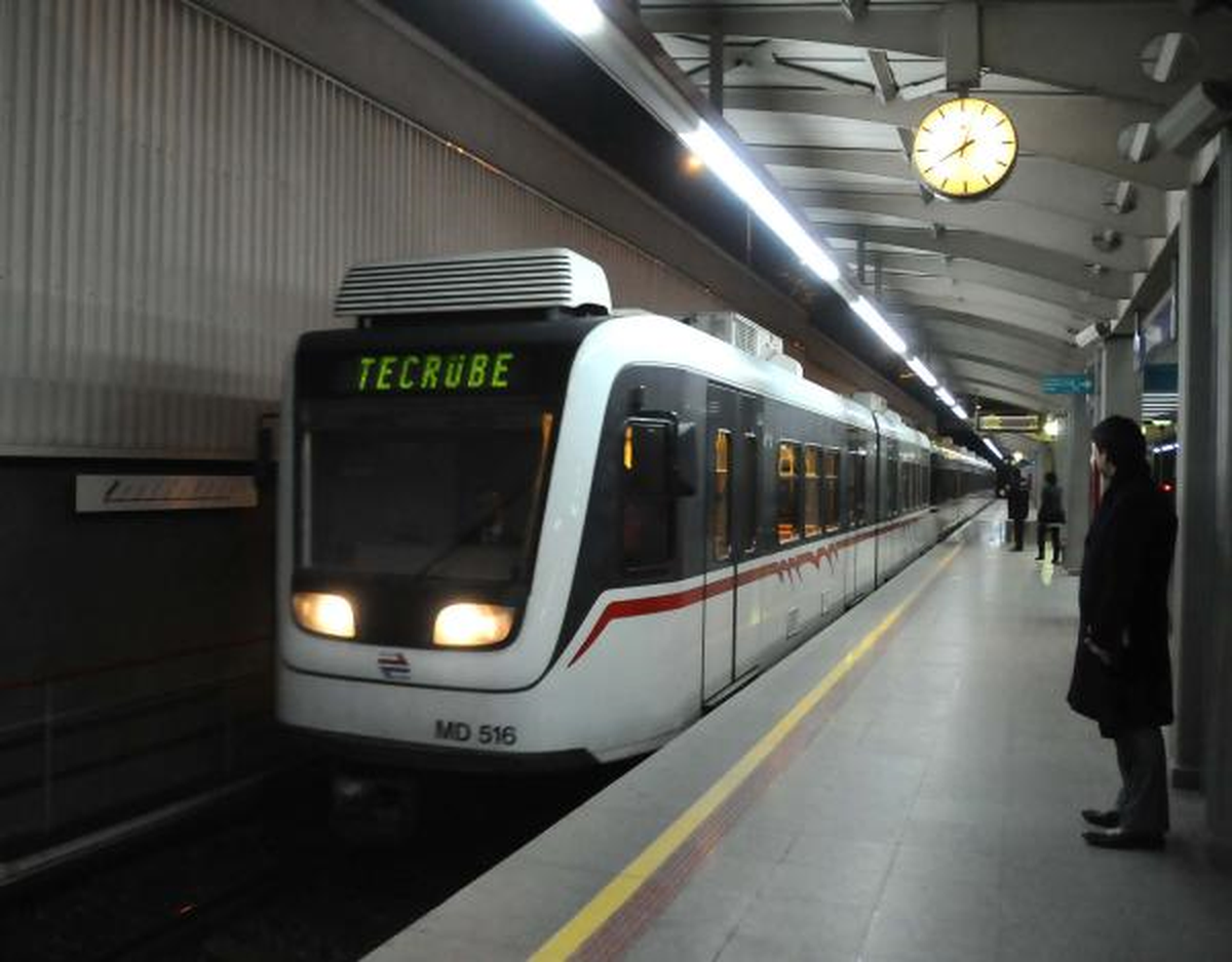Metronun Yeni Hattında Test Seferleri Başladı