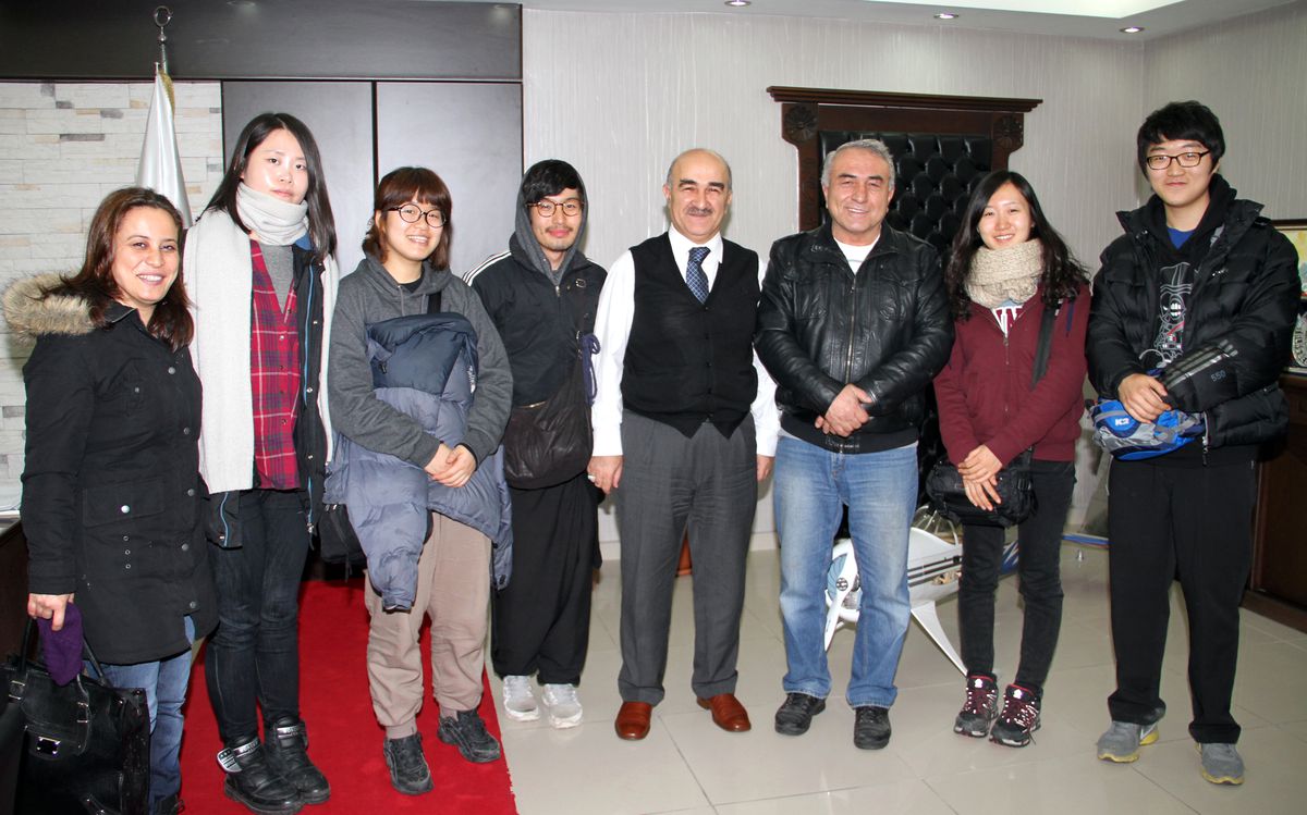 Güney Koreli Gençler Talas'ta