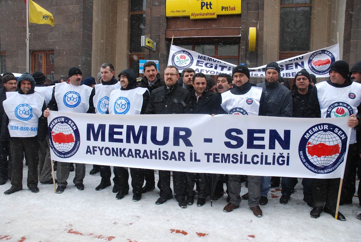 Kar Altında Basın Açıklaması
