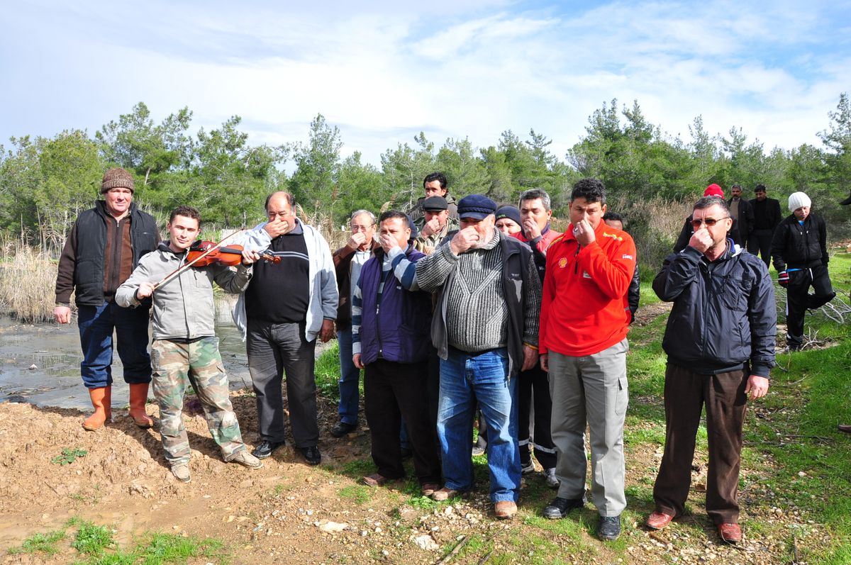 Köylülerden Sazlı Sözlü Arıtma Tesisi Eylemi