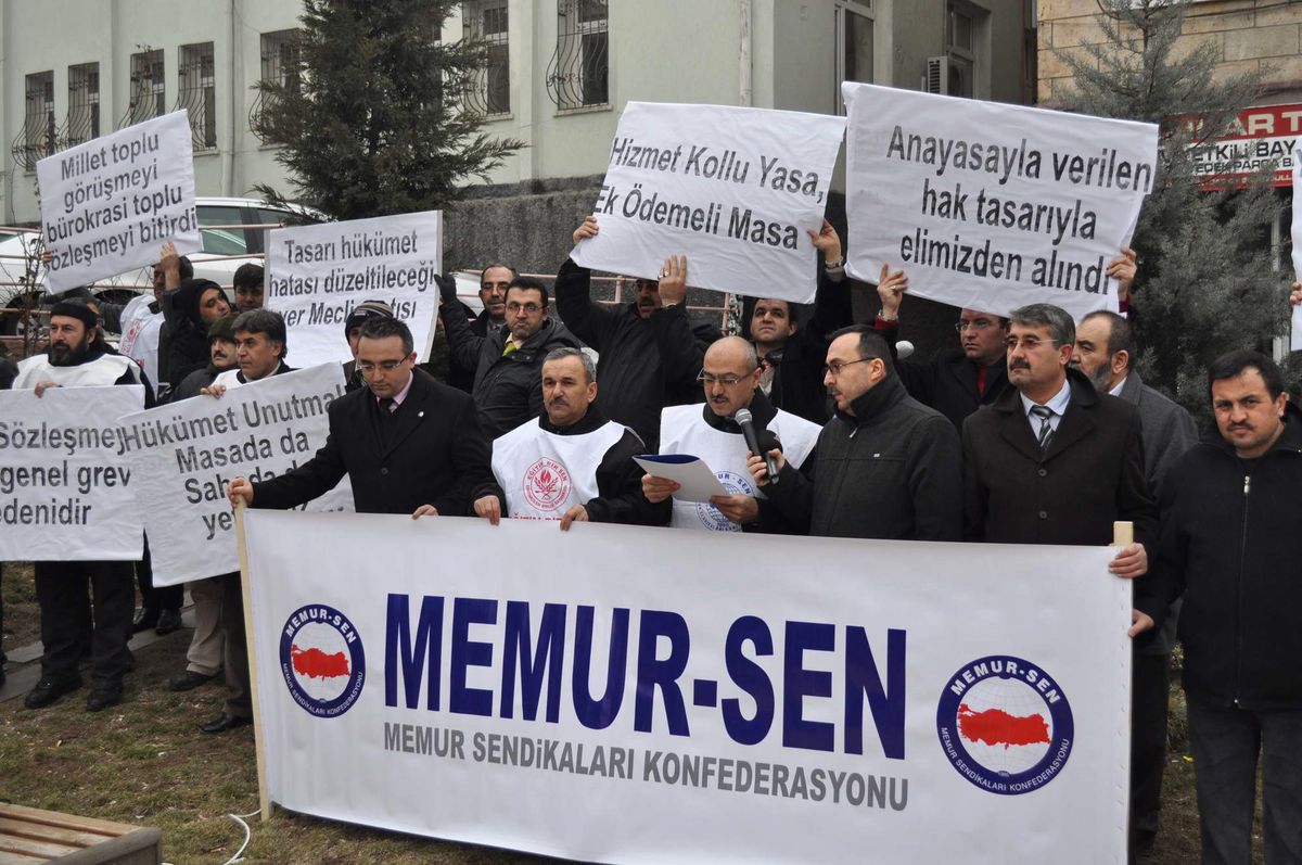 Memur-Sen Nevşehir İl Temsilcisi Mustafa Özdemir;