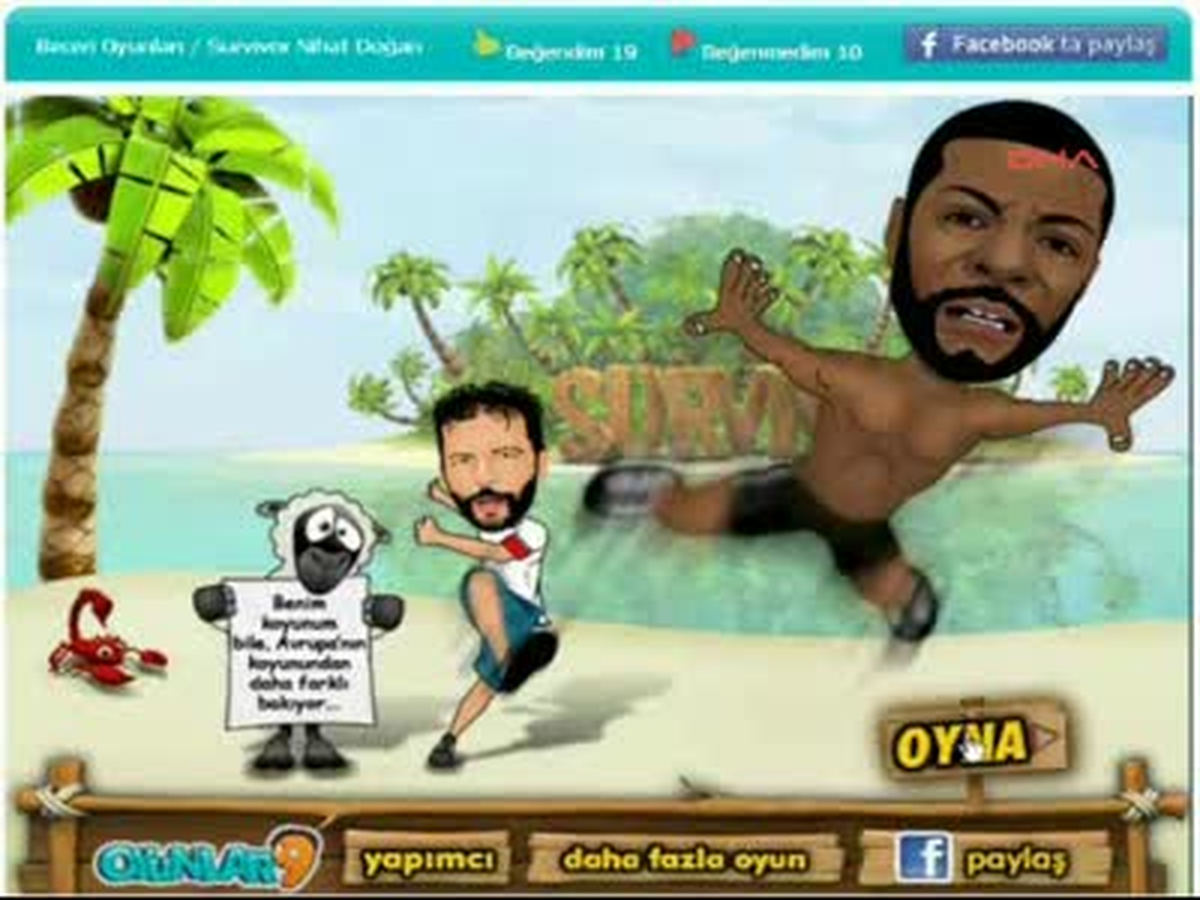 Pascal Nouma ve Nihat Doğan\'ın "Survivor Kavgası" Bilgisayar Oyunu Oldu