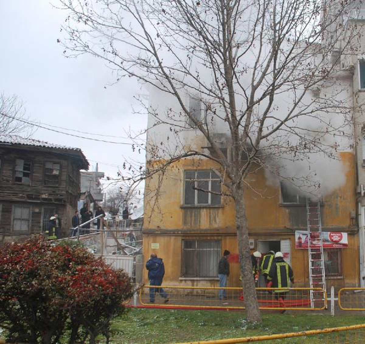 Prizde Unutulan Fiş Yangın Çıkardı