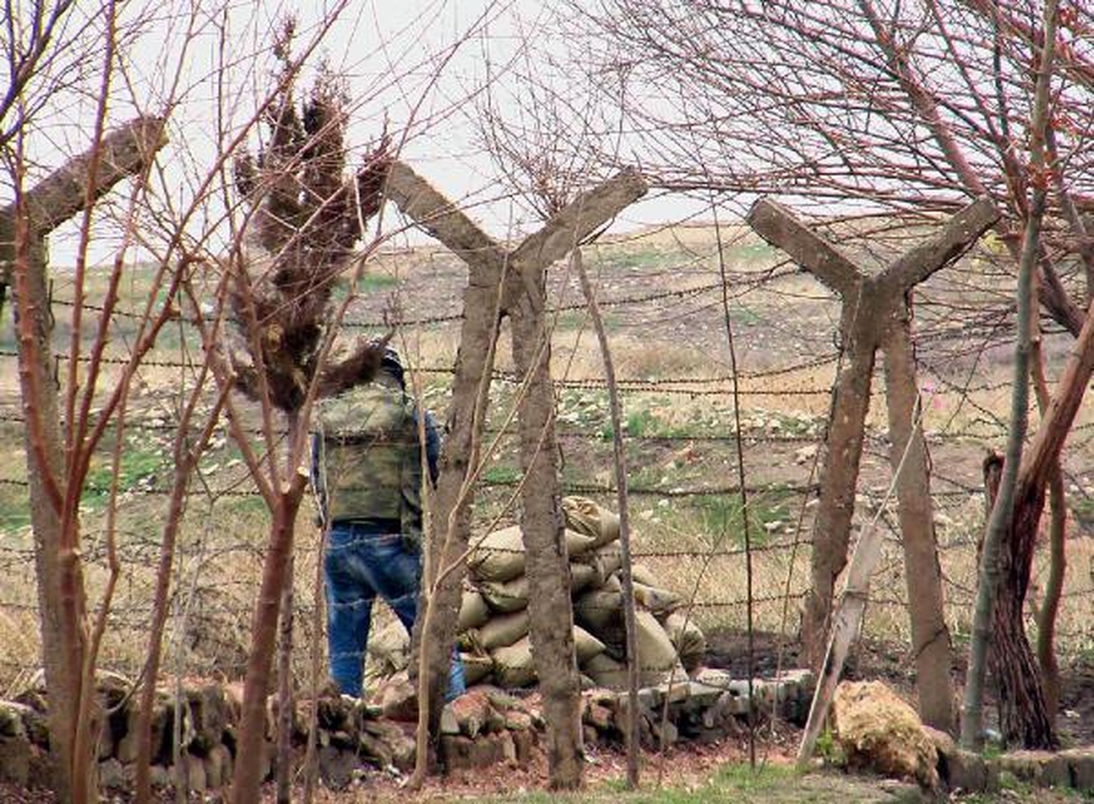 Nusaybin\'de Suriye Sınırda Mayın Paniği
