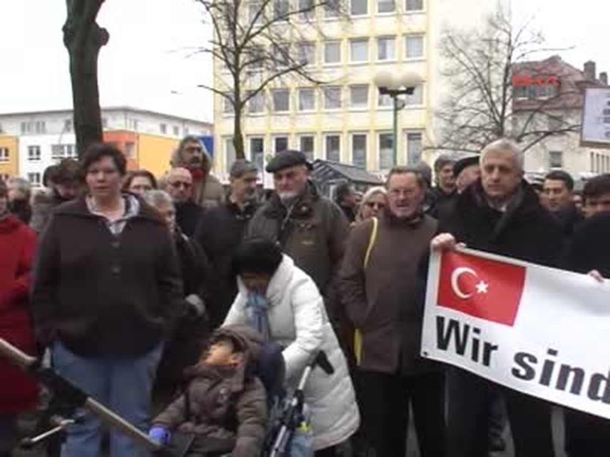 Rüsselsheim'da Neonazi Karşıtı Gösteri